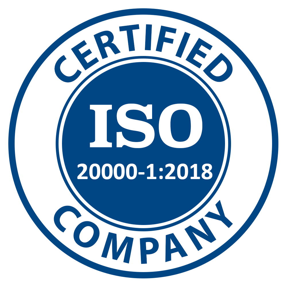 ISO 20000-1:2018 Certificate